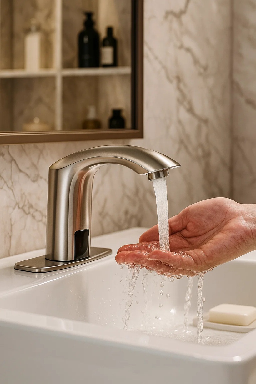 Commercial Touchless Bathroom Faucets